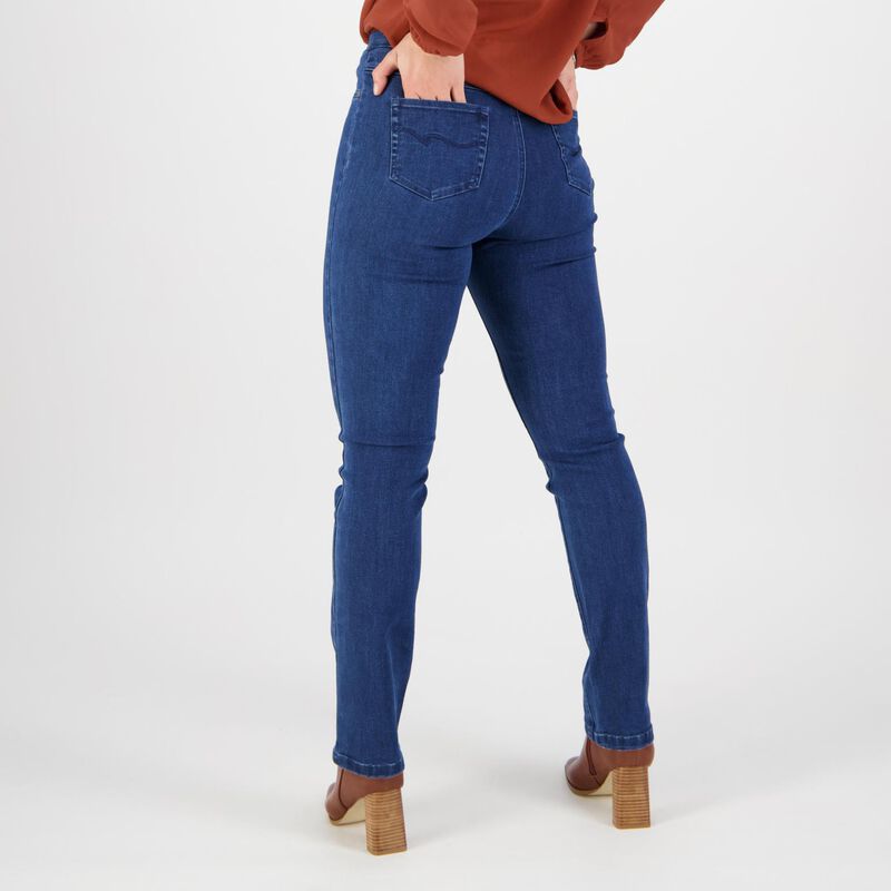 Vassalli Slim Leg Full Length Denim Pull on image number 1